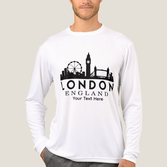 London City Landmark Travel Design Tri-Blend Shirt (Front)