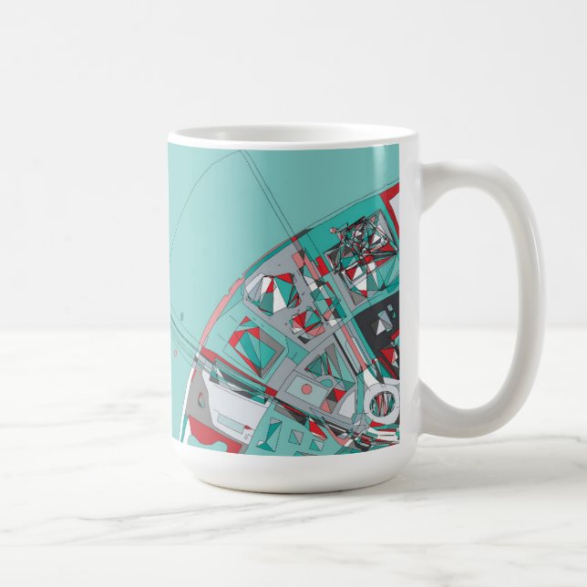 London City Structure Map Coffee Mug (Right)