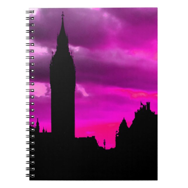 London City Sunset Spiral Notebook (Front)
