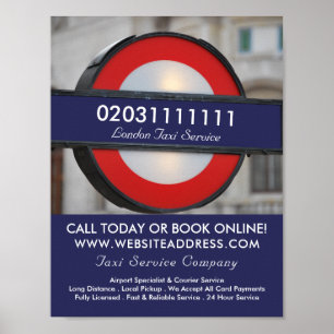 London City Taxi Sign Advertising