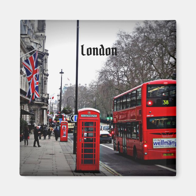 London cityscape magnet (Front)