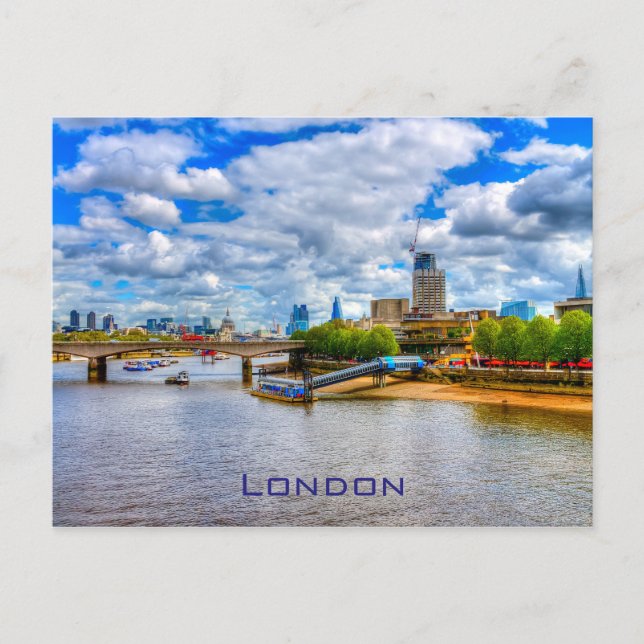London Cityscape Postcard (Front)