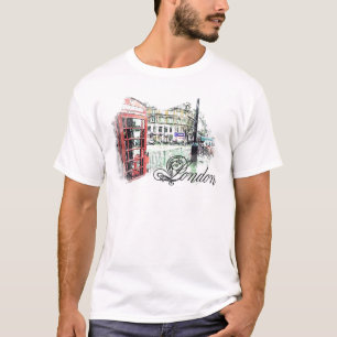 London Coloured Sketch T-Shirt