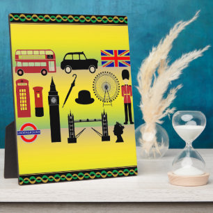 London Custom Plaque - 8x10 With Easel