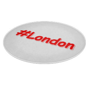 "#London" Cute Design. Buy Now Cutting Board