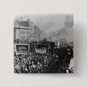 London Dock Strike, 1889 15 Cm Square Badge