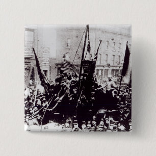 London Dock Strike, 1889 2 15 Cm Square Badge