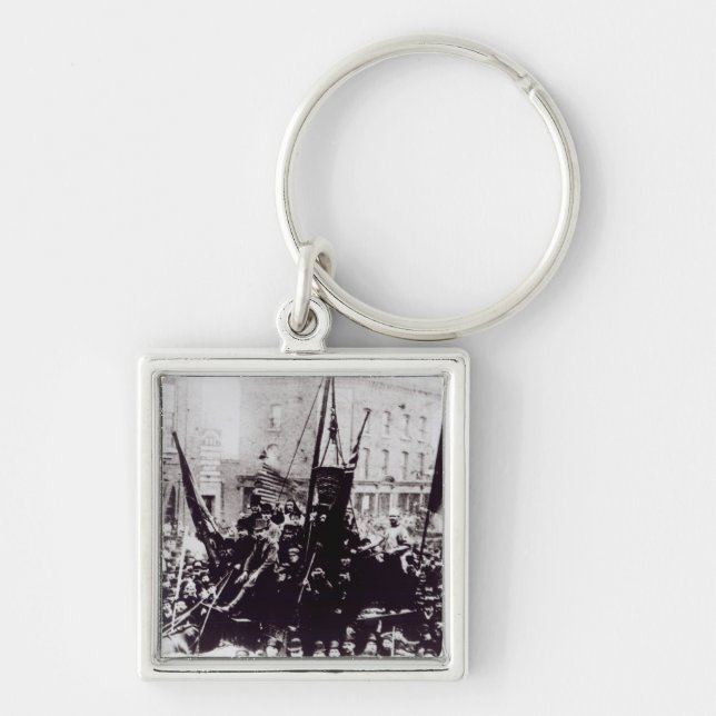 London Dock Strike, 1889 2 Key Ring (Front)