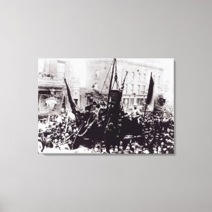 London Dock Strike, 1889 Canvas Print