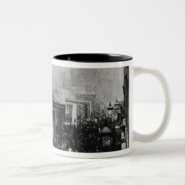London Dock Strike, 1889 Two-Tone Coffee Mug (Right)