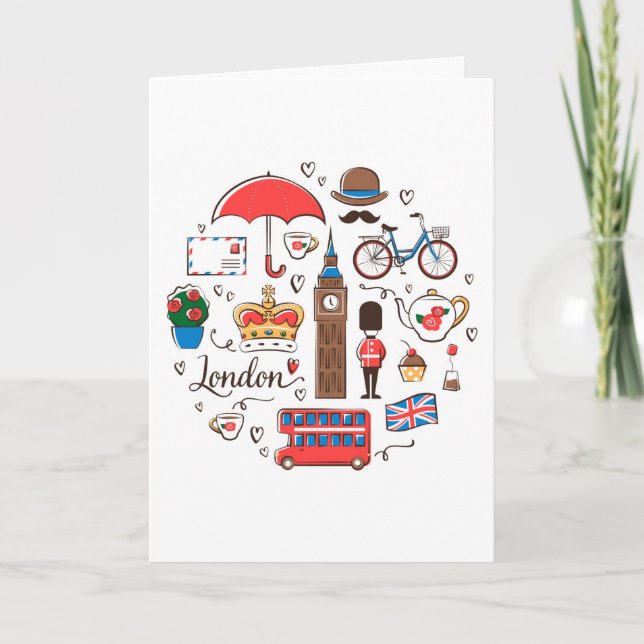 London Doodles Card (Front)