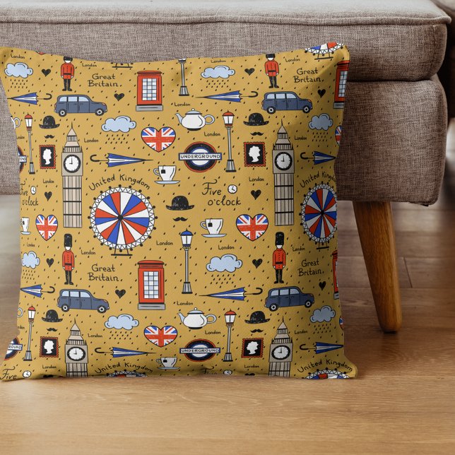 London Doodles Cushion (Creator Uploaded)