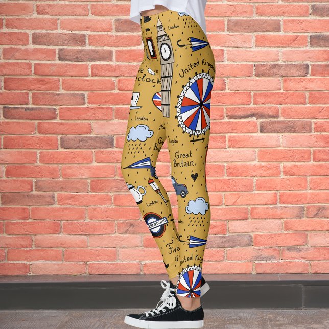 London Doodles Leggings (Creator Uploaded)