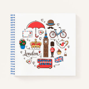 London Doodles Notebook