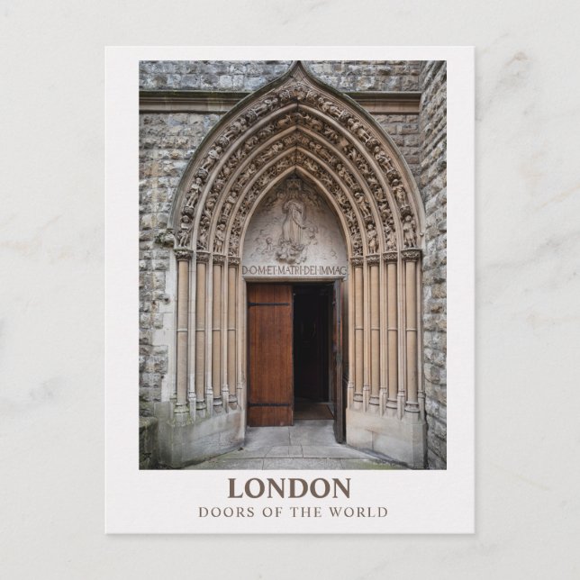London - Doors of the World Postcard Collection (Front)