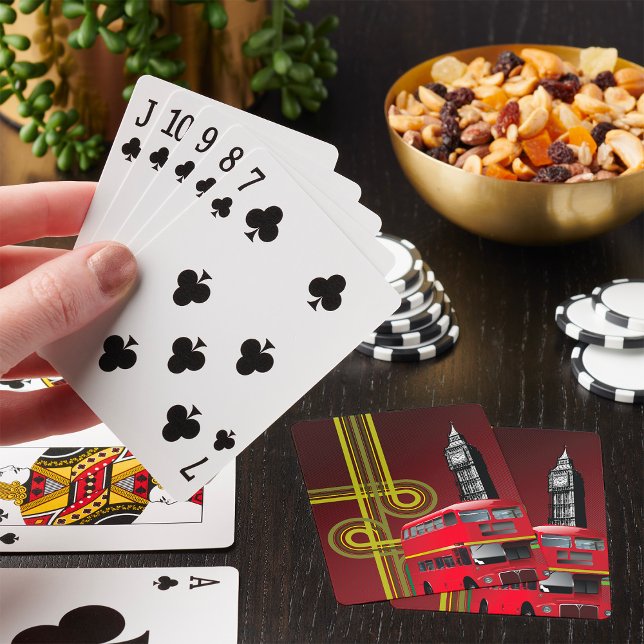 London Double Decker Bus and Big Ben Playing Cards (Creator Uploaded)
