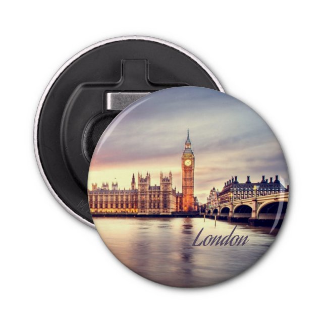 London England Big Ben Bottle Opener (Front)