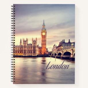 London England Big Ben Notebook