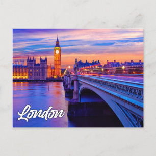 London, England   Big Ben Postcard