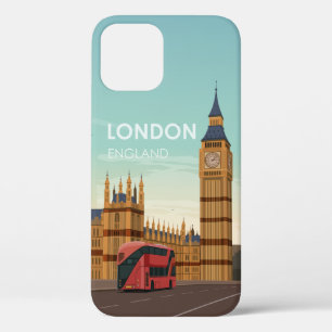 London England Big Ben Vintage Travel Case-Mate iP iPhone 12 Case