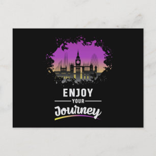 London England City Cityscape Skyline Funny Gift Postcard
