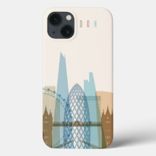 London, England City Skyline iPhone 13 Case