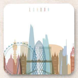 London, England City Skyline Coaster