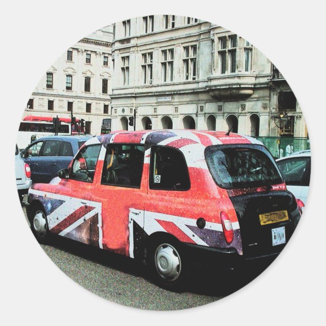 London England Classic Round Sticker (Front)