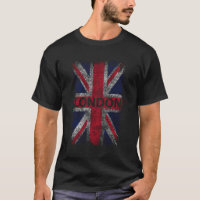 London England Distressed Union Jack