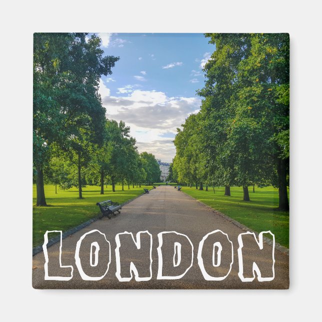 London England Great Britain Hyde Park Magnet (Front)