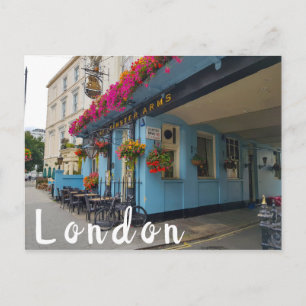London England Great Britain Pub Architecture Postcard