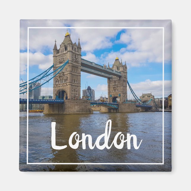London England Great Britain Tower Bridge Magnet (Front)