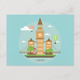 London England Great Britian Postcard Post Card
