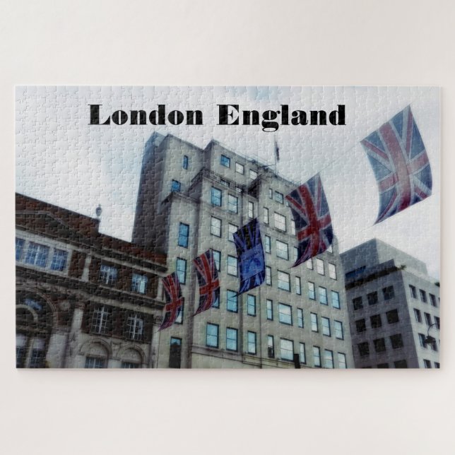 LONDON ENGLAND JIGSAW PUZZLE (Horizontal)