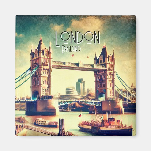 London, England Magnet (Front)