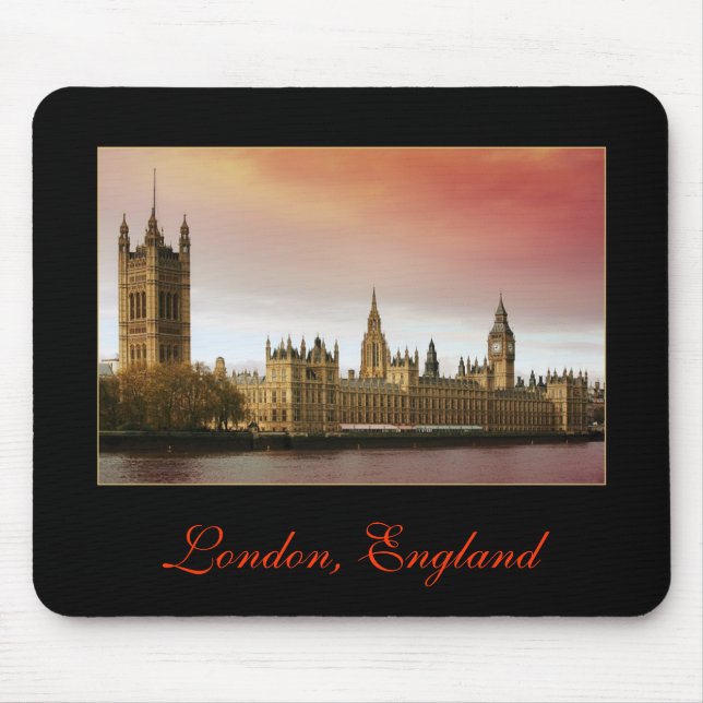 London, England Mouse Pad (Front)