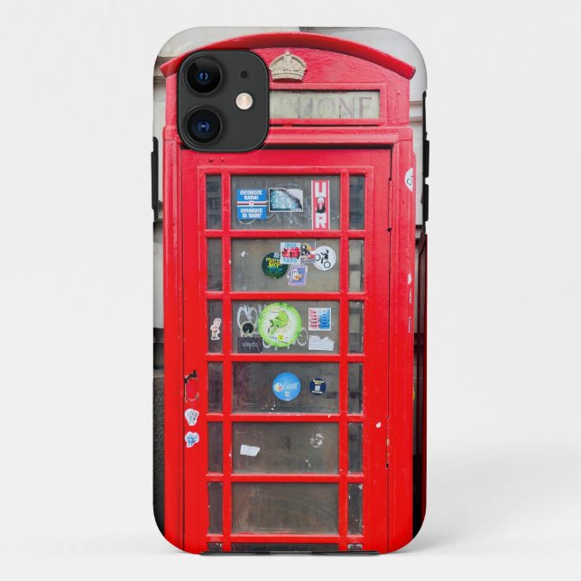 London England Phone Box Photo iPhone 12 Case (Back)