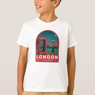 London England Retro Travel Art Vintage T-Shirt