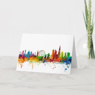 London England Skyline Card