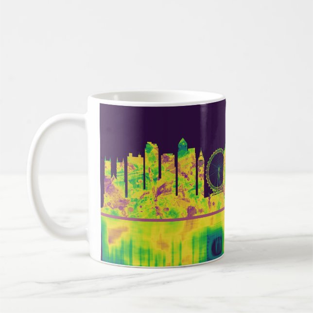 London England Skyline Coffee Mug (Left)