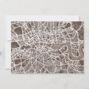 London England Street Map Art