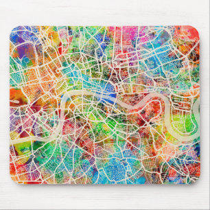 London England Street Map Mouse Pad