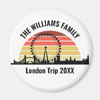 London England Sunset Custom Family Trip