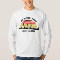 London England Sunset Customized Long Sleeve