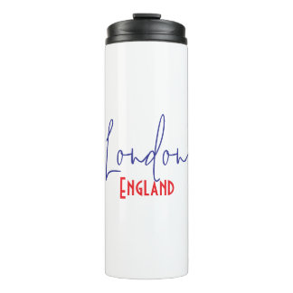 London, England, UK Travel Souvenir Gift Thermal Tumbler