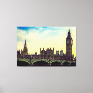 London England United Kingdom Parliament UK Canvas Print