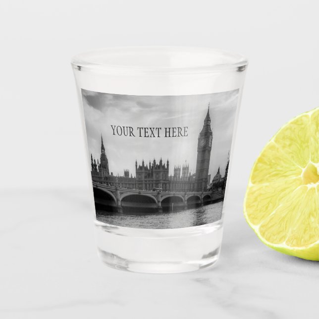 London England United Kingdom Parliament UK Shot Glass (Front)