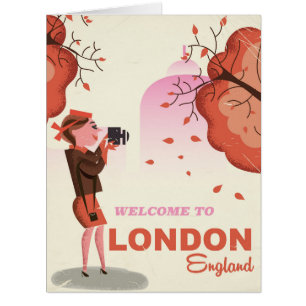 London, England Vintage travel poster