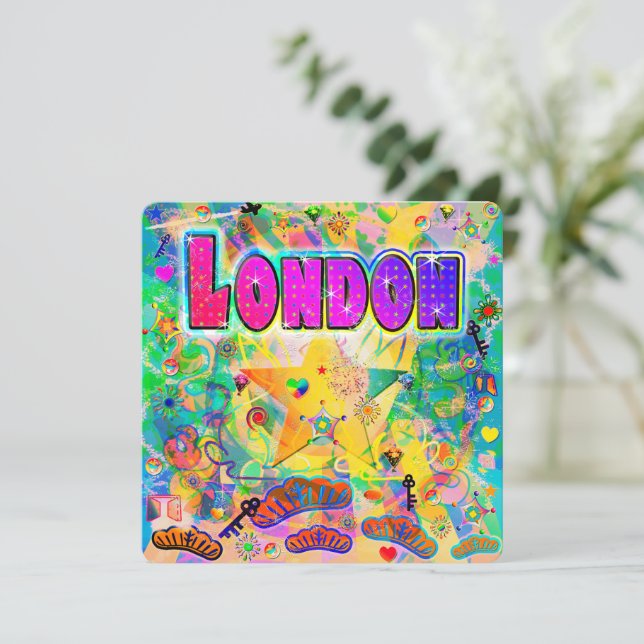 London Epoch Hour Holiday Card (Standing Front)