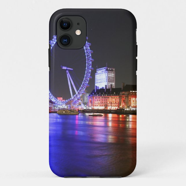 London Eye at Night Case-Mate iPhone Case (Back)